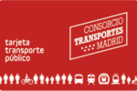 Imagen de una tarjeta de transporte público de la Comunidad de Madrid